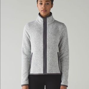 It’s fleecing freezing zip up